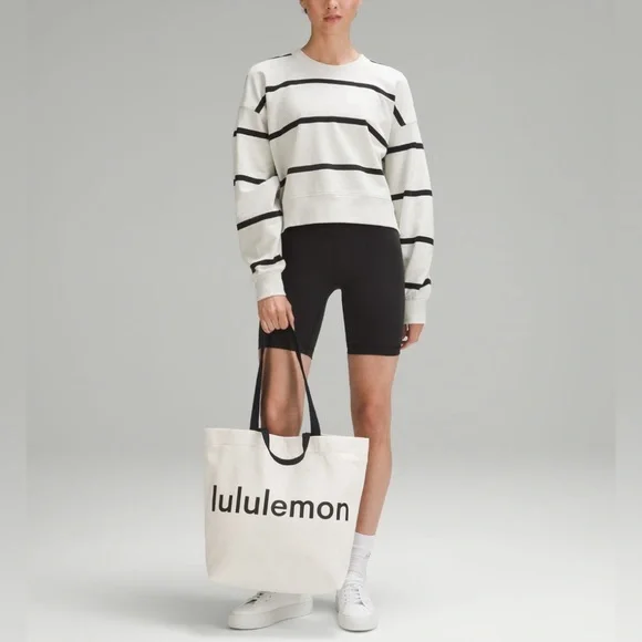 🍋 Lululemon Double-Handle Canvas Tote Bag 17L, NWT - Picture 3 of 12